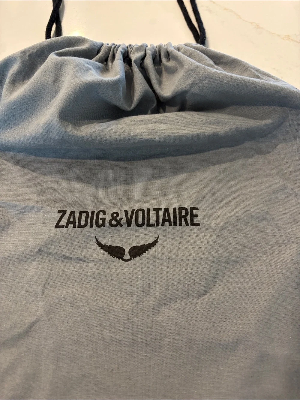 Zadig & Voltaire black suede Rock clutch/shoulder bag/Crossbody bag